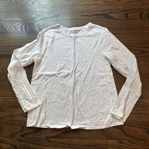 Old Navy White Long Sleeve Tee